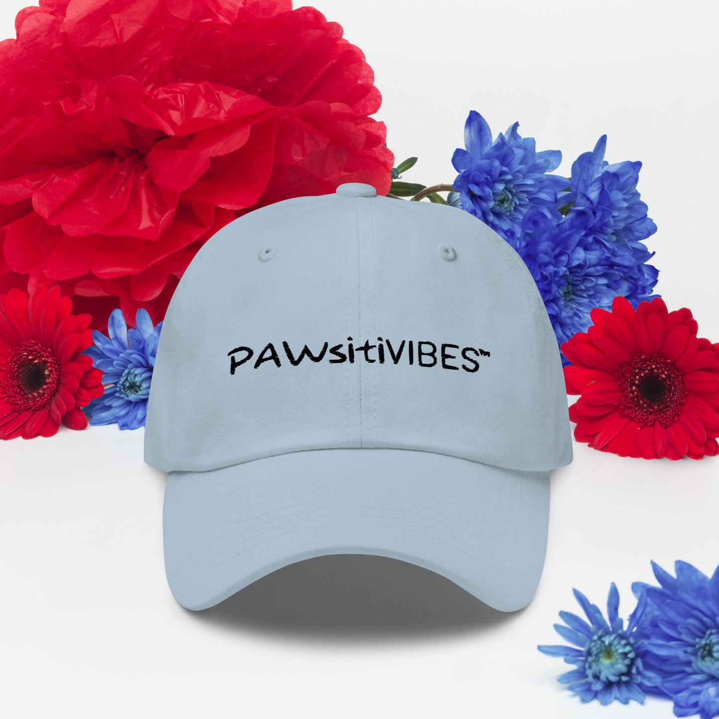 PAWsitiVibe Logo hat (Black Print)