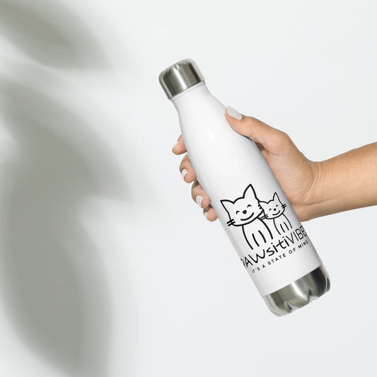 Cat Stainless Steel Water Bottle